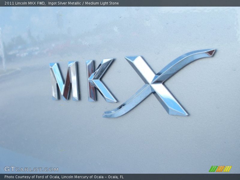 Ingot Silver Metallic / Medium Light Stone 2011 Lincoln MKX FWD