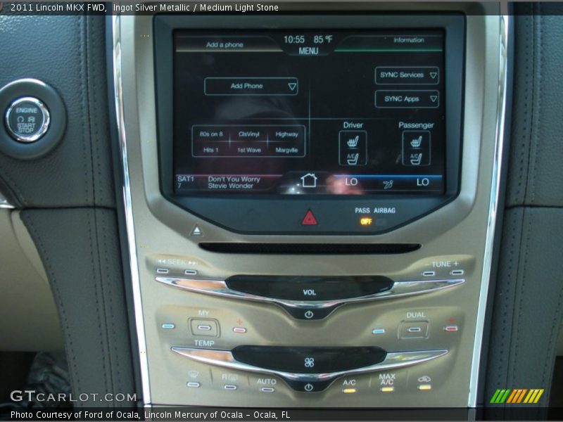 Ingot Silver Metallic / Medium Light Stone 2011 Lincoln MKX FWD
