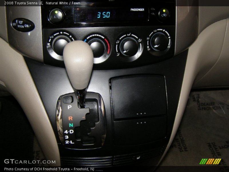 Natural White / Fawn 2008 Toyota Sienna LE