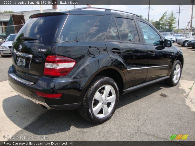 Black / Black 2009 Mercedes-Benz ML 350 4Matic
