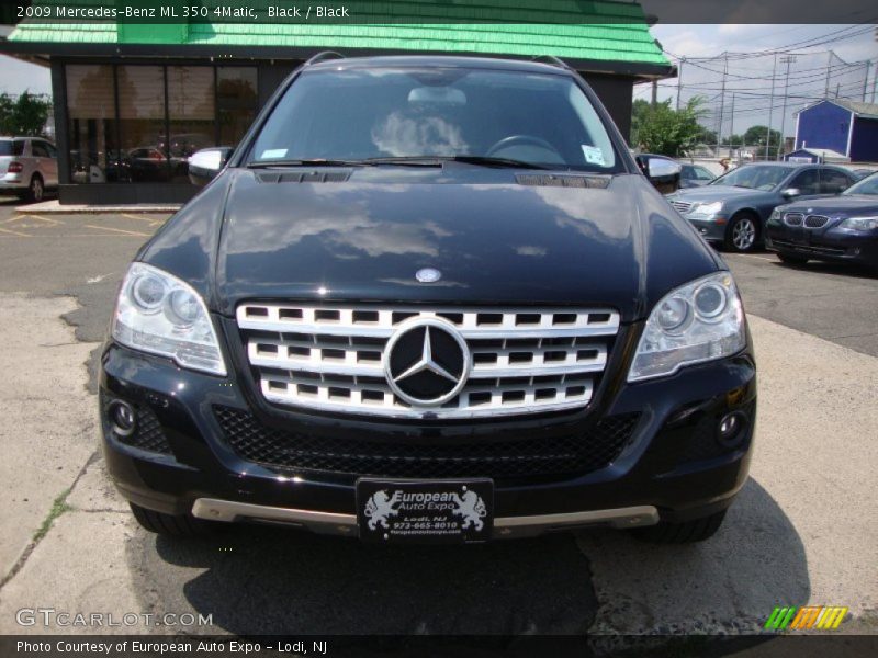 Black / Black 2009 Mercedes-Benz ML 350 4Matic
