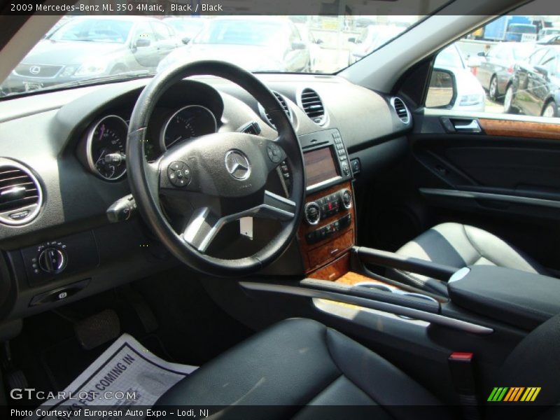 Black / Black 2009 Mercedes-Benz ML 350 4Matic