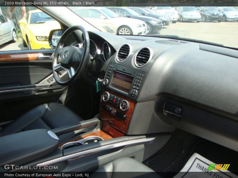 Black / Black 2009 Mercedes-Benz ML 350 4Matic