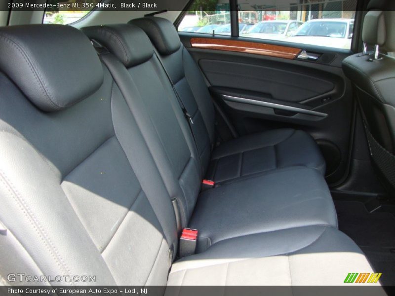 Black / Black 2009 Mercedes-Benz ML 350 4Matic