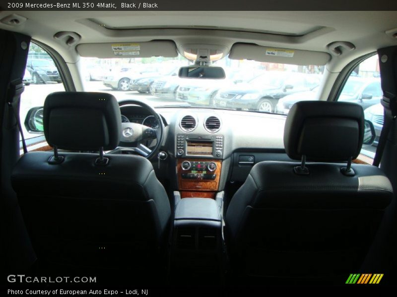Black / Black 2009 Mercedes-Benz ML 350 4Matic