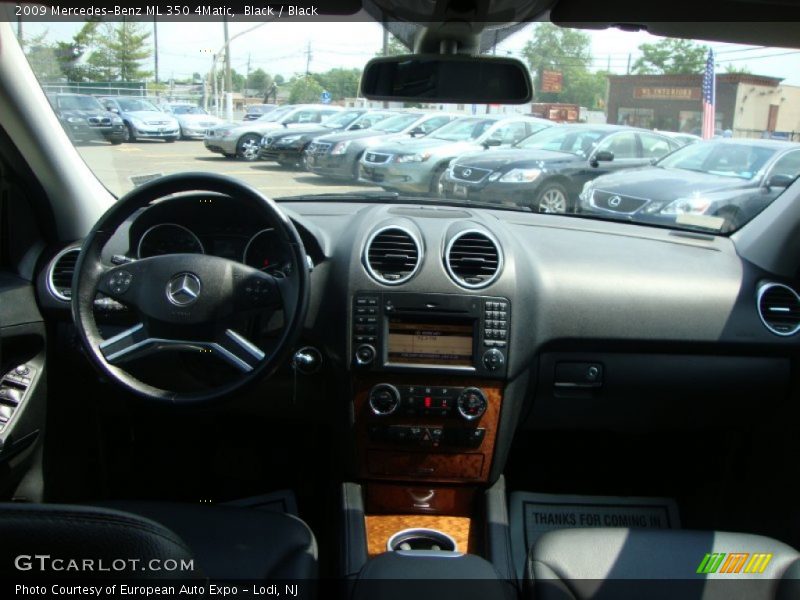 Black / Black 2009 Mercedes-Benz ML 350 4Matic