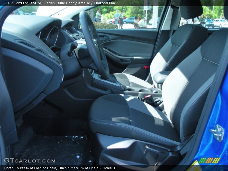 Blue Candy Metallic / Charcoal Black 2012 Ford Focus SE SFE Sedan