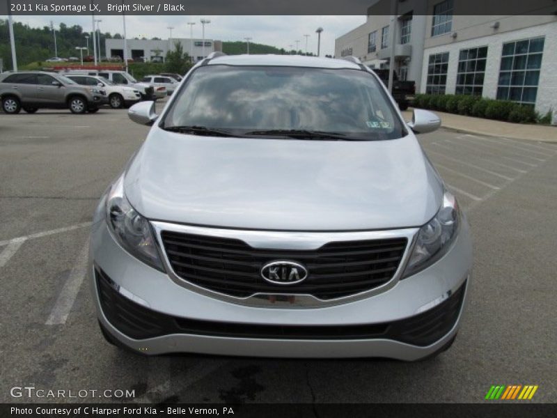 Bright Silver / Black 2011 Kia Sportage LX