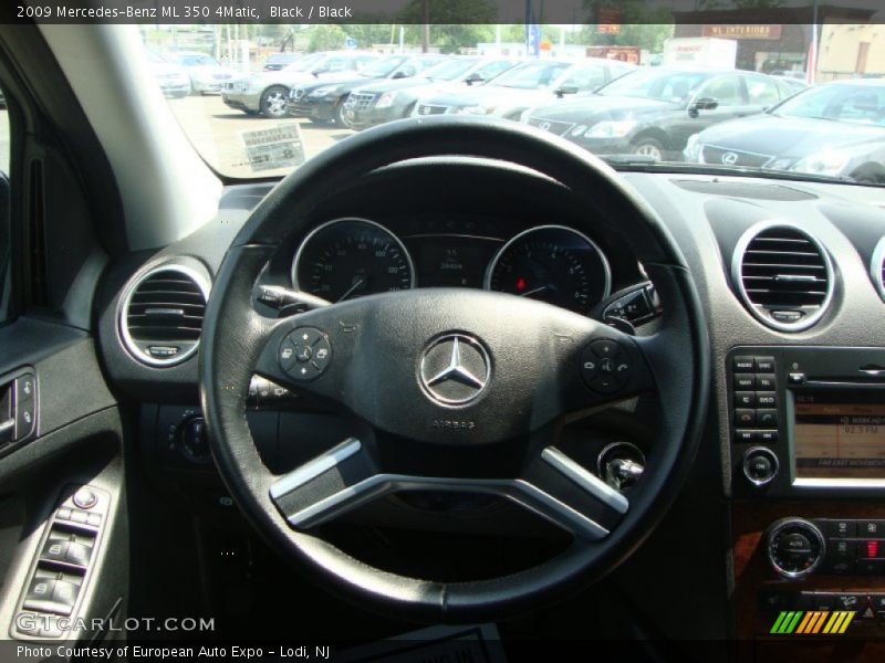 Black / Black 2009 Mercedes-Benz ML 350 4Matic