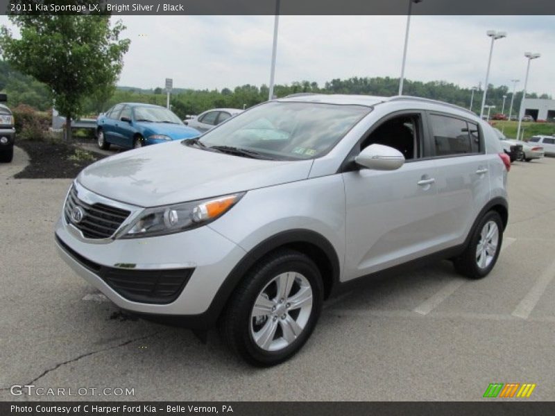 Bright Silver / Black 2011 Kia Sportage LX