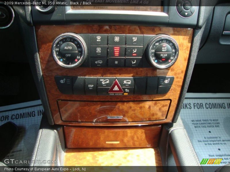 Black / Black 2009 Mercedes-Benz ML 350 4Matic