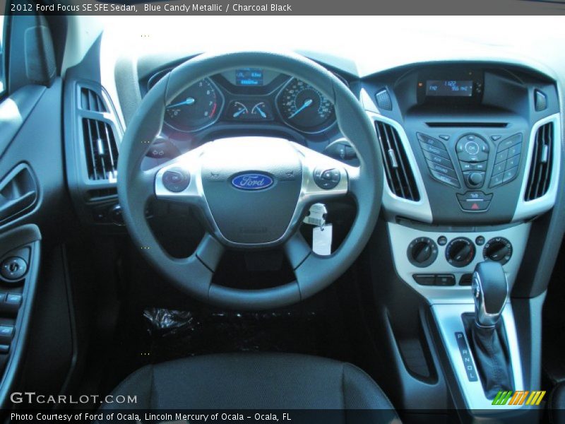 Blue Candy Metallic / Charcoal Black 2012 Ford Focus SE SFE Sedan