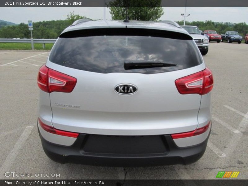 Bright Silver / Black 2011 Kia Sportage LX