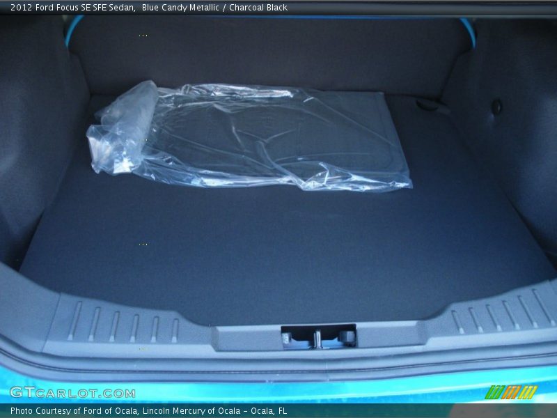 Blue Candy Metallic / Charcoal Black 2012 Ford Focus SE SFE Sedan