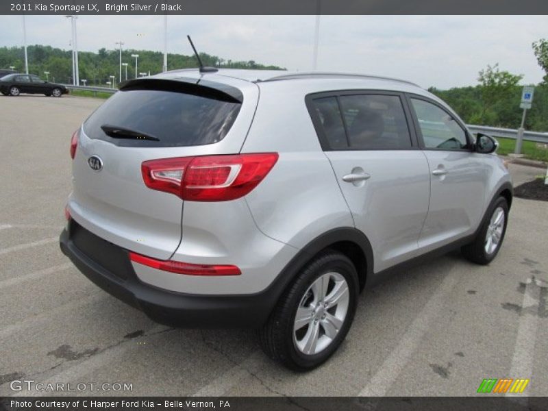 Bright Silver / Black 2011 Kia Sportage LX