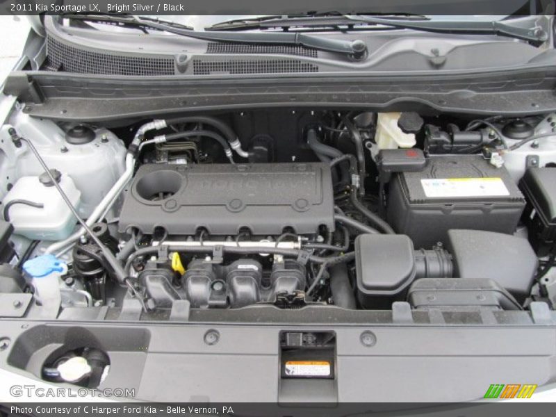 Bright Silver / Black 2011 Kia Sportage LX