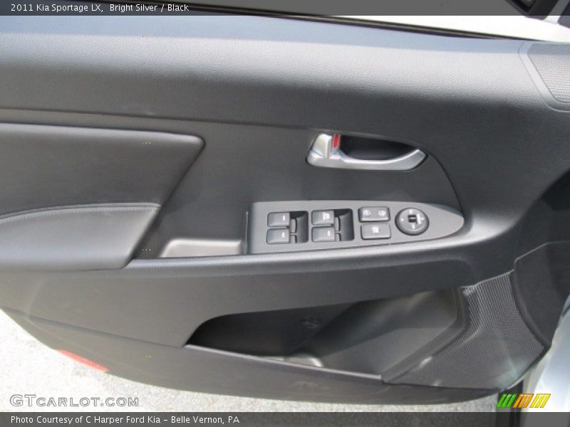 Bright Silver / Black 2011 Kia Sportage LX