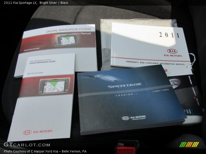 Bright Silver / Black 2011 Kia Sportage LX