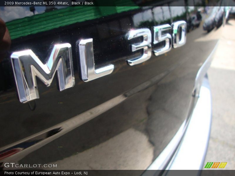 Black / Black 2009 Mercedes-Benz ML 350 4Matic