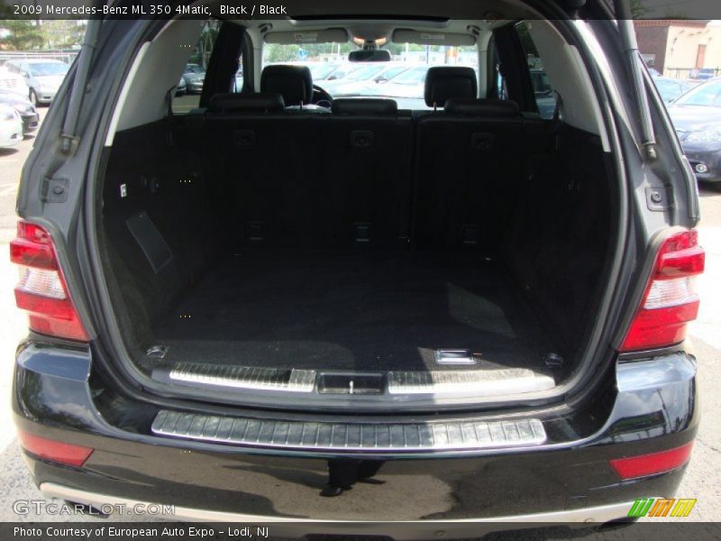 Black / Black 2009 Mercedes-Benz ML 350 4Matic