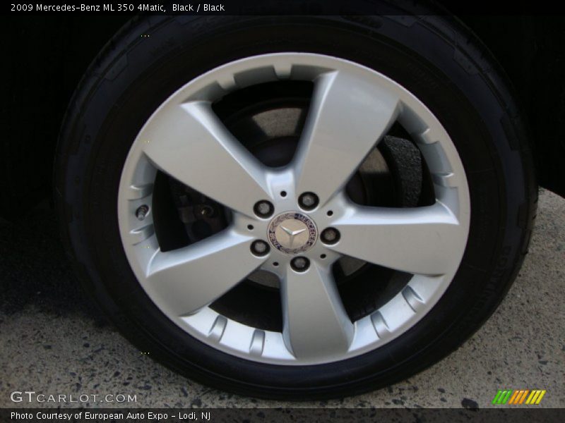 Black / Black 2009 Mercedes-Benz ML 350 4Matic