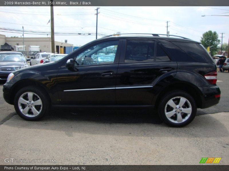 Black / Black 2009 Mercedes-Benz ML 350 4Matic