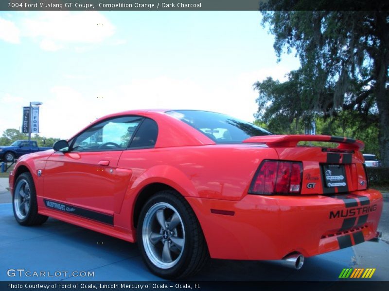 Competition Orange / Dark Charcoal 2004 Ford Mustang GT Coupe