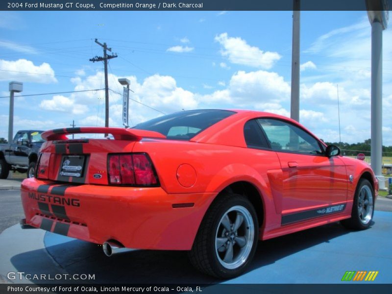 Competition Orange / Dark Charcoal 2004 Ford Mustang GT Coupe
