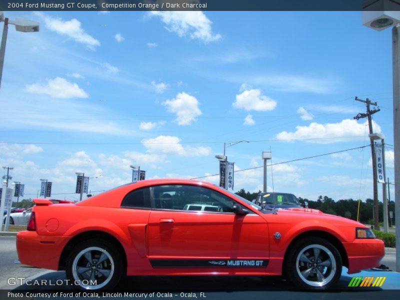 Competition Orange / Dark Charcoal 2004 Ford Mustang GT Coupe
