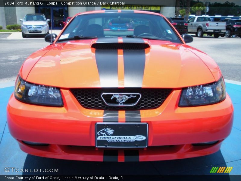 Competition Orange / Dark Charcoal 2004 Ford Mustang GT Coupe