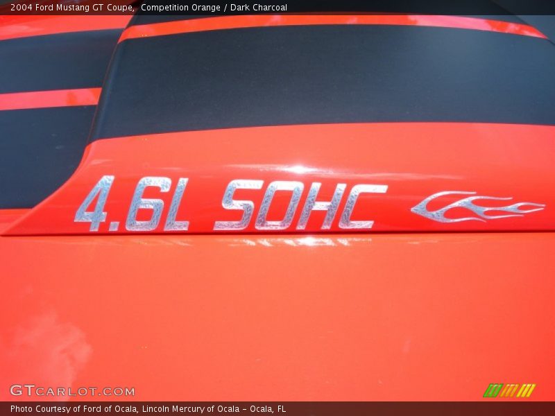 Competition Orange / Dark Charcoal 2004 Ford Mustang GT Coupe