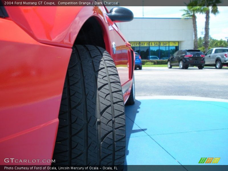 Competition Orange / Dark Charcoal 2004 Ford Mustang GT Coupe