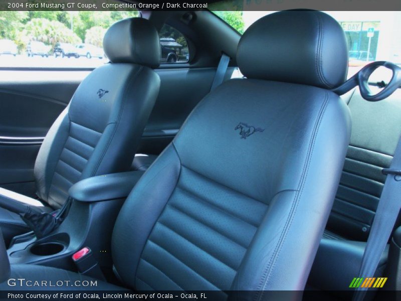 Competition Orange / Dark Charcoal 2004 Ford Mustang GT Coupe