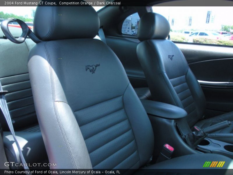 Competition Orange / Dark Charcoal 2004 Ford Mustang GT Coupe