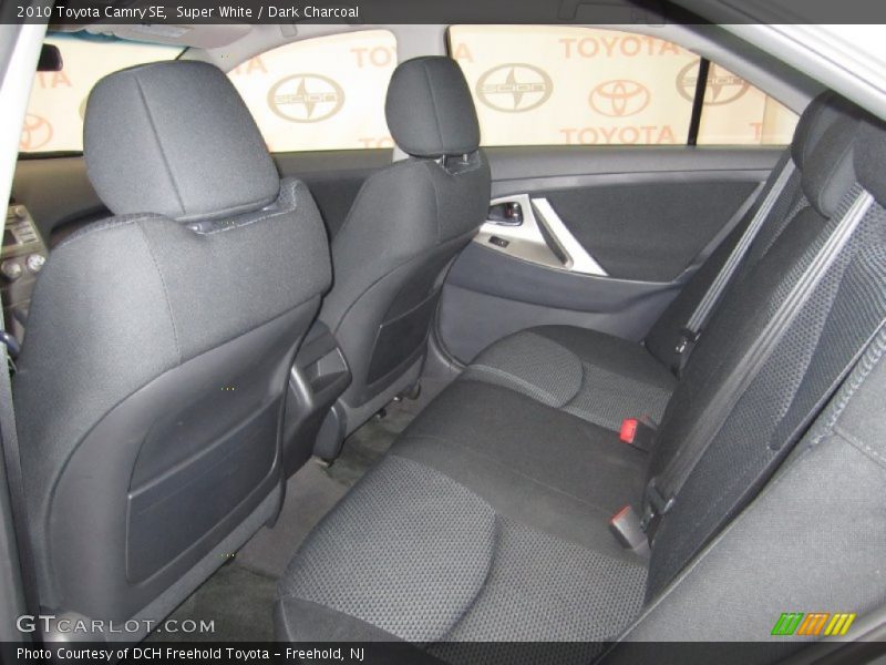 Super White / Dark Charcoal 2010 Toyota Camry SE