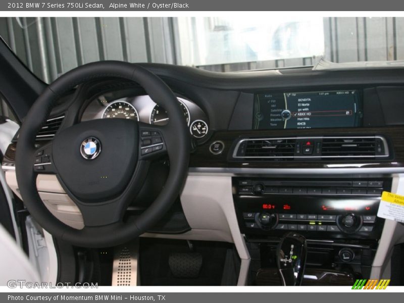 Alpine White / Oyster/Black 2012 BMW 7 Series 750Li Sedan