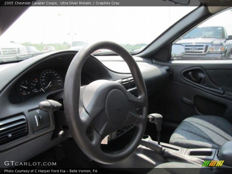 Ultra Silver Metallic / Graphite Gray 2005 Chevrolet Cavalier Coupe