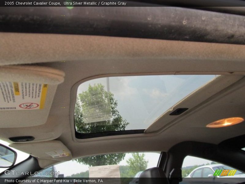 Ultra Silver Metallic / Graphite Gray 2005 Chevrolet Cavalier Coupe