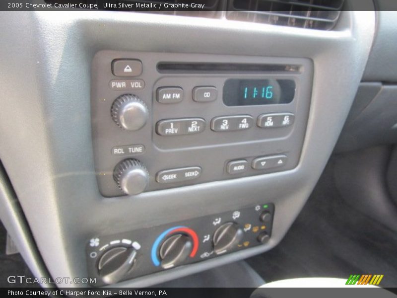 Ultra Silver Metallic / Graphite Gray 2005 Chevrolet Cavalier Coupe