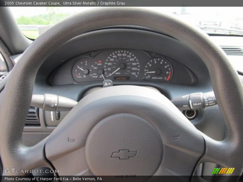 Ultra Silver Metallic / Graphite Gray 2005 Chevrolet Cavalier Coupe