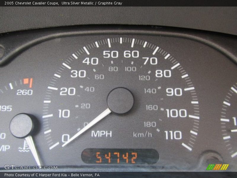 Ultra Silver Metallic / Graphite Gray 2005 Chevrolet Cavalier Coupe