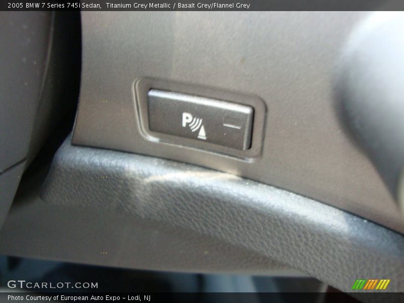 Titanium Grey Metallic / Basalt Grey/Flannel Grey 2005 BMW 7 Series 745i Sedan