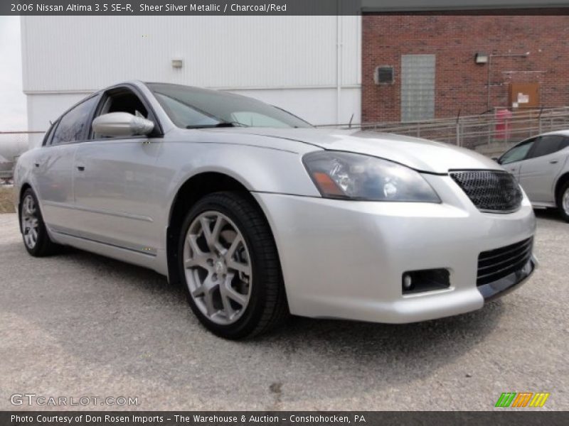 Sheer Silver Metallic / Charcoal/Red 2006 Nissan Altima 3.5 SE-R