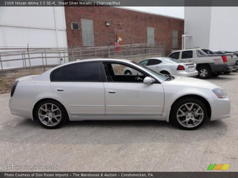 Sheer Silver Metallic / Charcoal/Red 2006 Nissan Altima 3.5 SE-R