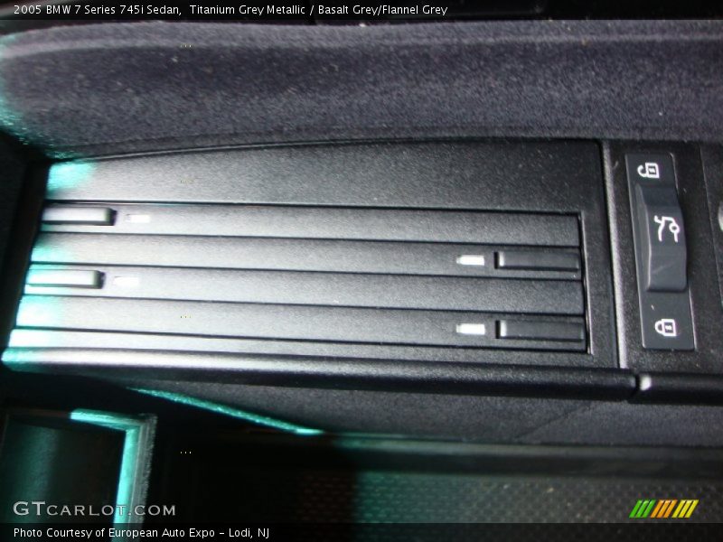 Titanium Grey Metallic / Basalt Grey/Flannel Grey 2005 BMW 7 Series 745i Sedan
