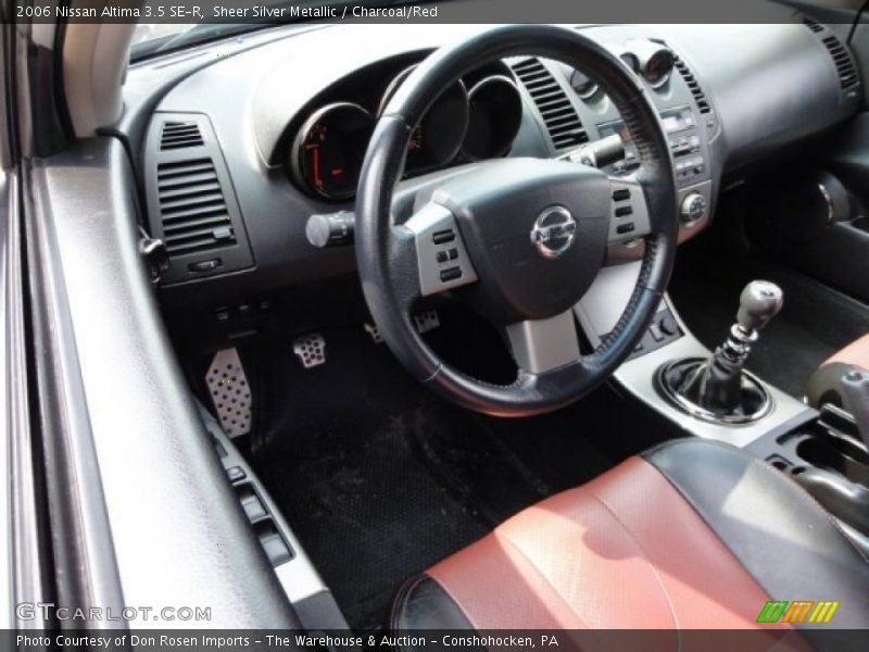 Sheer Silver Metallic / Charcoal/Red 2006 Nissan Altima 3.5 SE-R