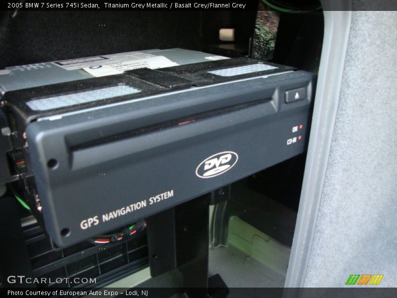 Titanium Grey Metallic / Basalt Grey/Flannel Grey 2005 BMW 7 Series 745i Sedan