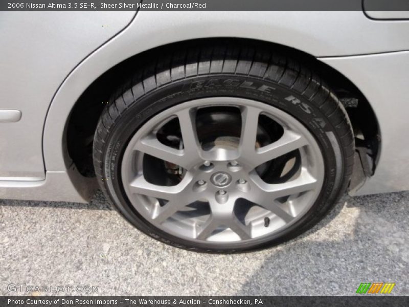 Sheer Silver Metallic / Charcoal/Red 2006 Nissan Altima 3.5 SE-R