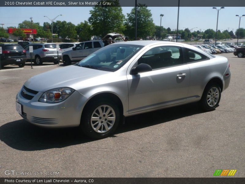 Silver Ice Metallic / Gray 2010 Chevrolet Cobalt XFE Coupe