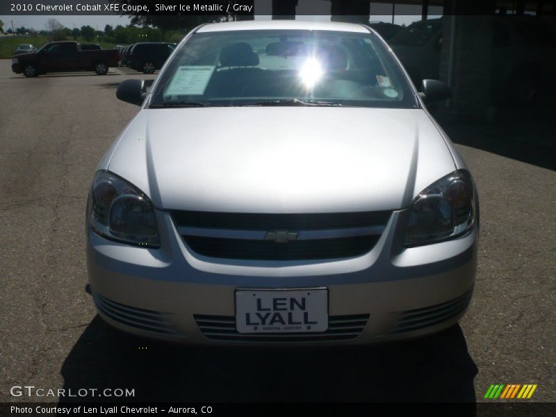 Silver Ice Metallic / Gray 2010 Chevrolet Cobalt XFE Coupe
